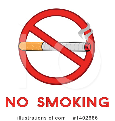 Royalty-Free (RF) Cigarette Clipart Illustration by Hit Toon - Stock Sample #1402686