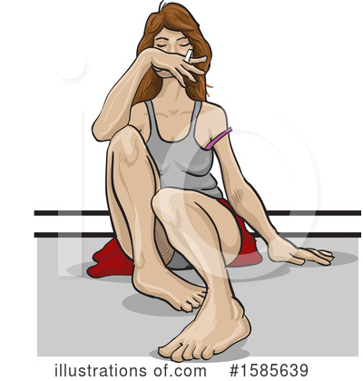 Royalty-Free (RF) Cigarette Clipart Illustration by David Rey - Stock Sample #1585639
