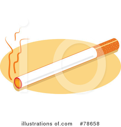 Royalty-Free (RF) Cigarette Clipart Illustration by Prawny - Stock Sample #78658