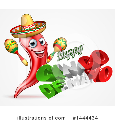 Royalty-Free (RF) Cinco De Mayo Clipart Illustration by AtStockIllustration - Stock Sample #1444434