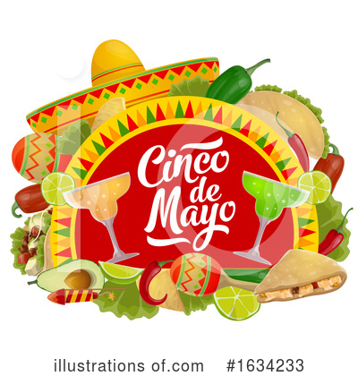 Royalty-Free (RF) Cinco De Mayo Clipart Illustration by Vector Tradition SM - Stock Sample #1634233