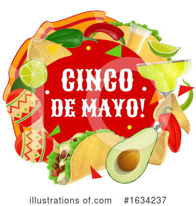 Royalty-Free (RF) Cinco De Mayo Clipart Illustration by Vector Tradition SM - Stock Sample #1634237