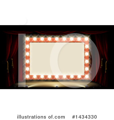 Stage Clipart #1434330 by AtStockIllustration