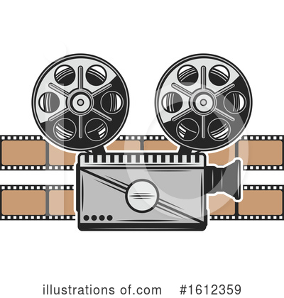 Royalty-Free (RF) Cinema Clipart Illustration by Vector Tradition SM - Stock Sample #1612359