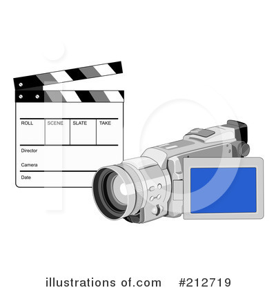 Royalty-Free (RF) Cinematography Clipart Illustration by patrimonio - Stock Sample #212719