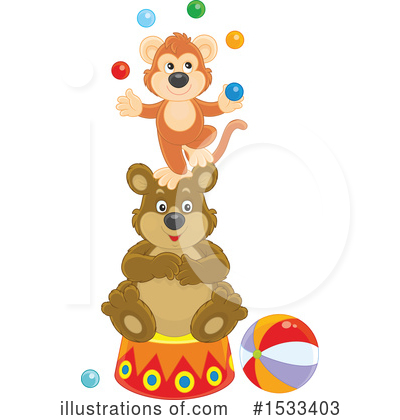 Royalty-Free (RF) Circus Clipart Illustration by Alex Bannykh - Stock Sample #1533403
