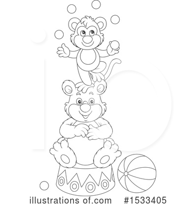 Royalty-Free (RF) Circus Clipart Illustration by Alex Bannykh - Stock Sample #1533405