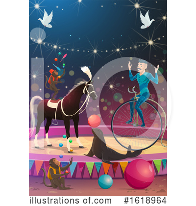 Royalty-Free (RF) Circus Clipart Illustration by Vector Tradition SM - Stock Sample #1618964