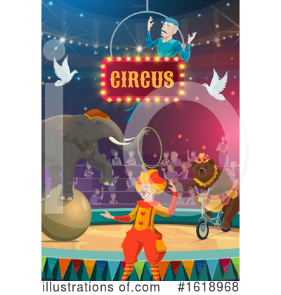 Royalty-Free (RF) Circus Clipart Illustration by Vector Tradition SM - Stock Sample #1618968