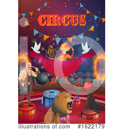 Royalty-Free (RF) Circus Clipart Illustration by Vector Tradition SM - Stock Sample #1622179