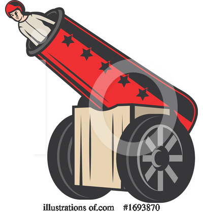 Cannon Clipart #1693870 by Vector Tradition SM