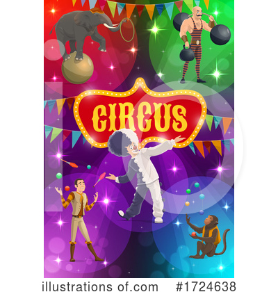 Royalty-Free (RF) Circus Clipart Illustration by Vector Tradition SM - Stock Sample #1724638