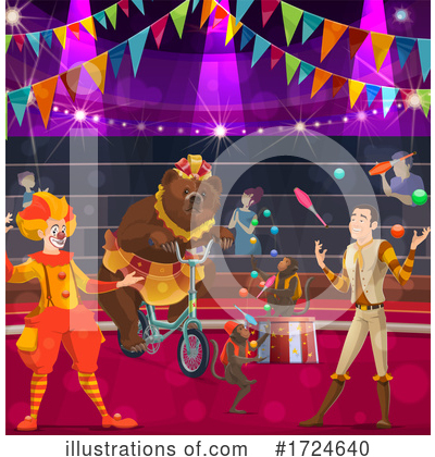 Royalty-Free (RF) Circus Clipart Illustration by Vector Tradition SM - Stock Sample #1724640