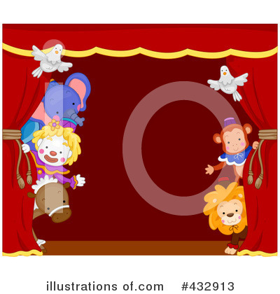 Royalty-Free (RF) Circus Clipart Illustration by BNP Design Studio - Stock Sample #432913