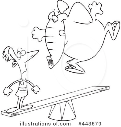 Teeter Totter Clipart #443679 by toonaday