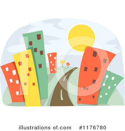 Royalty-Free (RF) City Clipart Illustration by BNP Design Studio - Stock Sample #1176780