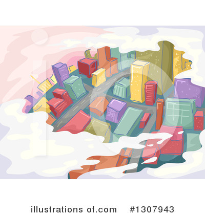 Royalty-Free (RF) City Clipart Illustration by BNP Design Studio - Stock Sample #1307943