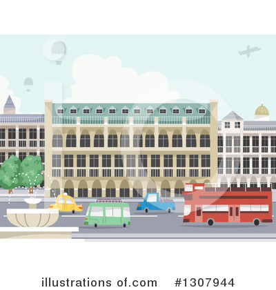 Royalty-Free (RF) City Clipart Illustration by BNP Design Studio - Stock Sample #1307944