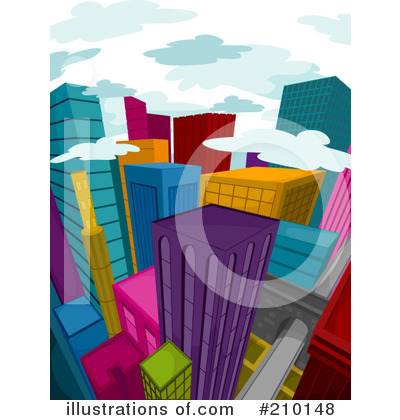 Royalty-Free (RF) City Clipart Illustration by BNP Design Studio - Stock Sample #210148