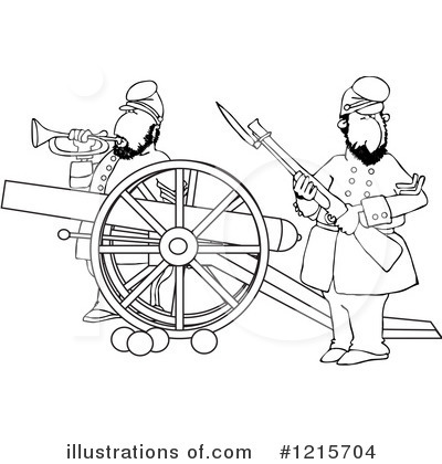 Civil War Clipart #1215704 - Illustration by djart
