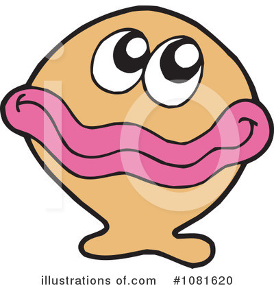 Royalty-Free (RF) Clam Clipart Illustration by visekart - Stock Sample #1081620