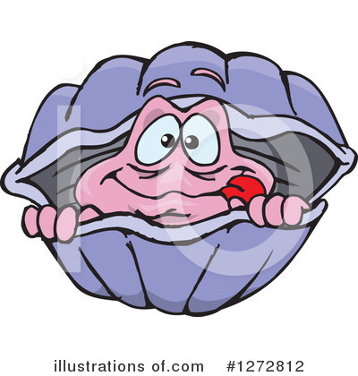 Clam Clipart #1272812 by Dennis Holmes Designs