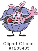 Clam Clipart #1283435 by Dennis Holmes Designs