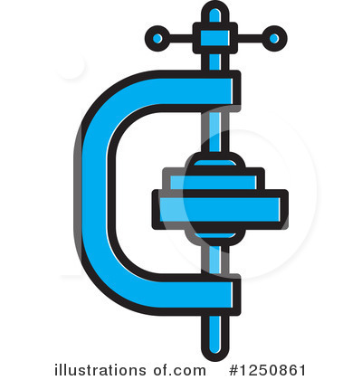 Royalty-Free (RF) Clamp Clipart Illustration by Lal Perera - Stock Sample #1250861