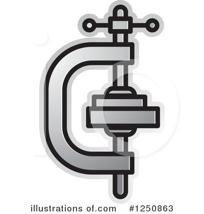 Royalty-Free (RF) Clamp Clipart Illustration by Lal Perera - Stock Sample #1250863