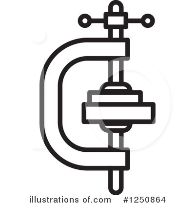 Royalty-Free (RF) Clamp Clipart Illustration by Lal Perera - Stock Sample #1250864