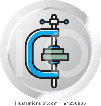 Royalty-Free (RF) Clamp Clipart Illustration by Lal Perera - Stock Sample #1250865