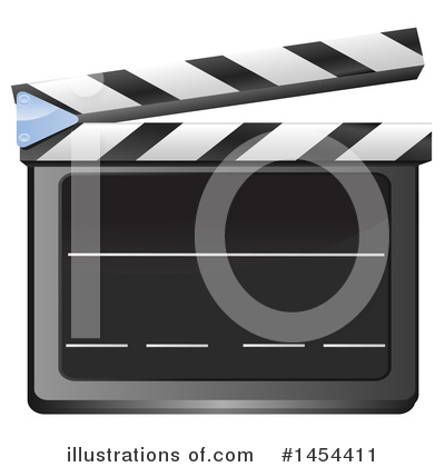 Royalty-Free (RF) Clapperboard Clipart Illustration by elaineitalia - Stock Sample #1454411