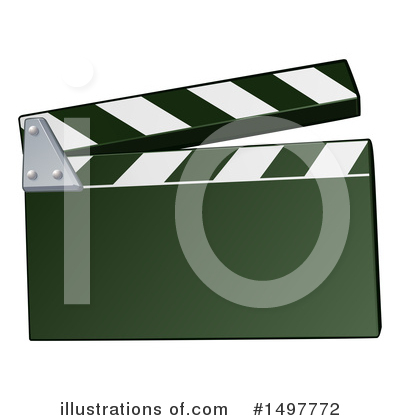 Royalty-Free (RF) Clapperboard Clipart Illustration by AtStockIllustration - Stock Sample #1497772