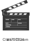 Clapperboard Clipart #1737324 by Vector Tradition SM