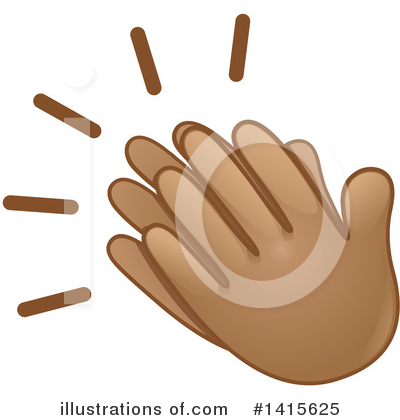 Royalty-Free (RF) Clapping Clipart Illustration by yayayoyo - Stock Sample #1415625