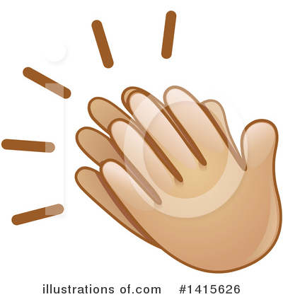 Royalty-Free (RF) Clapping Clipart Illustration by yayayoyo - Stock Sample #1415626