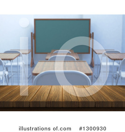 Royalty-Free (RF) Class Room Clipart Illustration by KJ Pargeter - Stock Sample #1300930