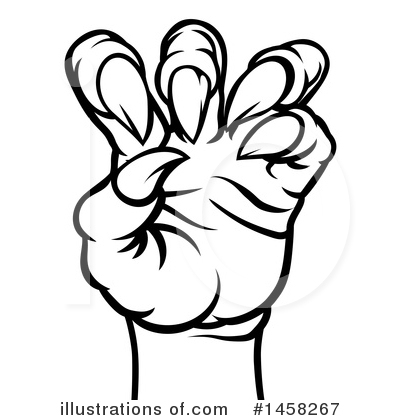 Royalty-Free (RF) Claw Clipart Illustration by AtStockIllustration - Stock Sample #1458267