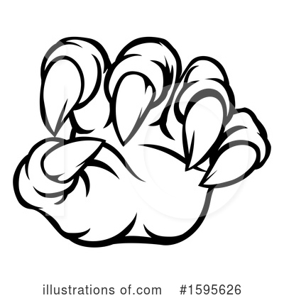 Royalty-Free (RF) Claw Clipart Illustration by AtStockIllustration - Stock Sample #1595626