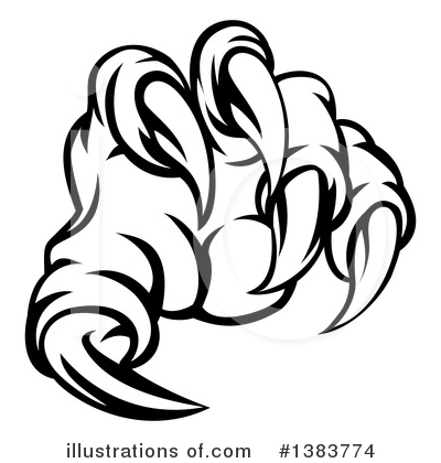 Royalty-Free (RF) Claws Clipart Illustration by AtStockIllustration - Stock Sample #1383774