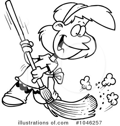 Royalty-Free (RF) Cleaning Clipart Illustration by toonaday - Stock Sample #1046257