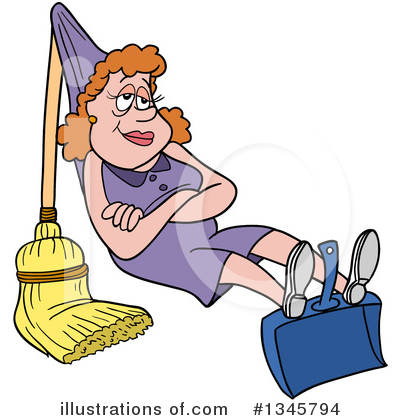 Janitors Clipart #1345794 by LaffToon