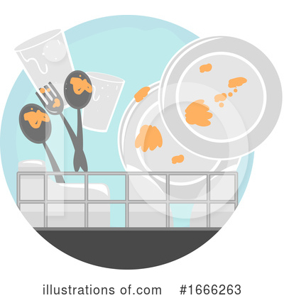 Dishwasher Clipart #1666263 by BNP Design Studio