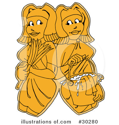 Royalty-Free (RF) Cleaning Clipart Illustration by LaffToon - Stock Sample #30280