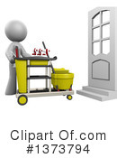 Cleaning Lady Clipart #1373794 by Leo Blanchette