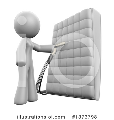 Royalty-Free (RF) Cleaning Lady Clipart Illustration by Leo Blanchette - Stock Sample #1373798