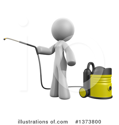 Royalty-Free (RF) Cleaning Lady Clipart Illustration by Leo Blanchette - Stock Sample #1373800