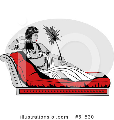 Royalty-Free (RF) Cleopatra Clipart Illustration by r formidable - Stock Sample #61530