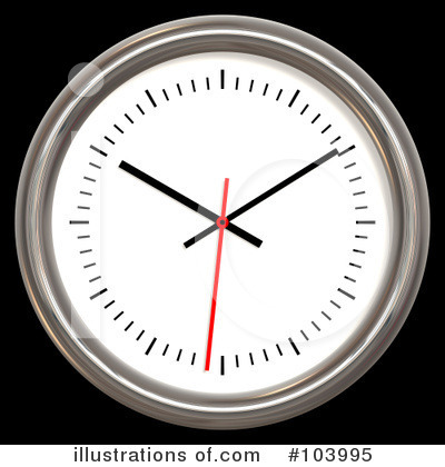 Royalty-Free (RF) Clock Clipart Illustration by ShazamImages - Stock Sample #103995