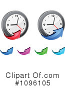 Clock Clipart #1096105 by Vector Tradition SM